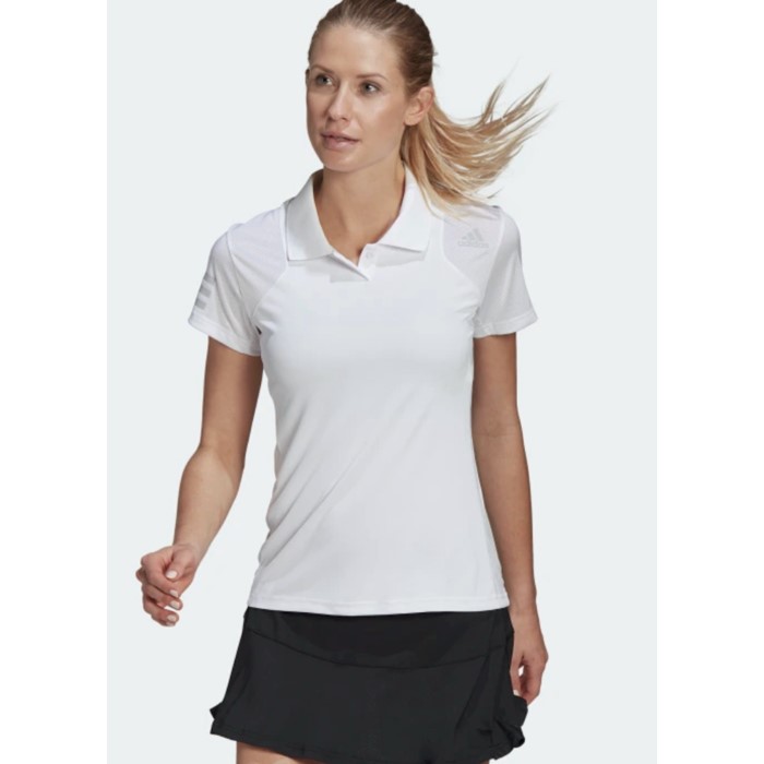 Adidas polo clearance shirt white