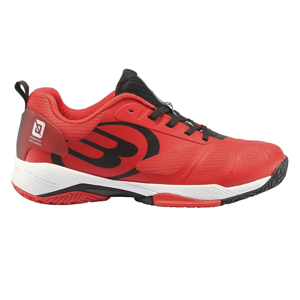 Bullpadel Hack Hybrid 21V Rood/Zwart | Padel schoenen heren