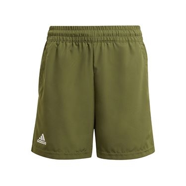 Adidas Boys Club Shorts Dark Green