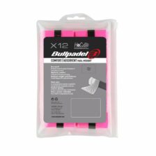 Bullpadel Comfort/Absorvent Padel roze overgrip12-pack