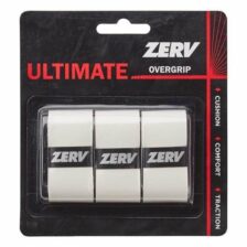 ZERV Ultimate Overgrip White 3-pack