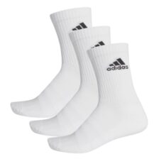 Adidas Cush Crew Socks 3-pack White