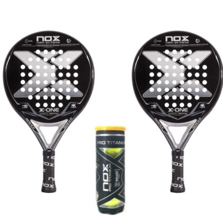Nox Padel Pakket Aanbiedingl (Nox X-One Casual + Nox Pro Titanium)