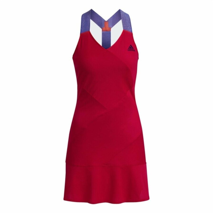 Adidas Y-Dress PB Red | Padel/tennis jurk ⇒ Comfort