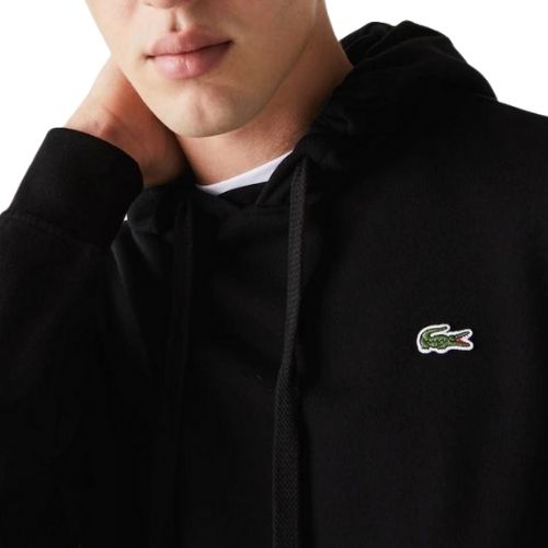 Lacoste zip hoodie sale black