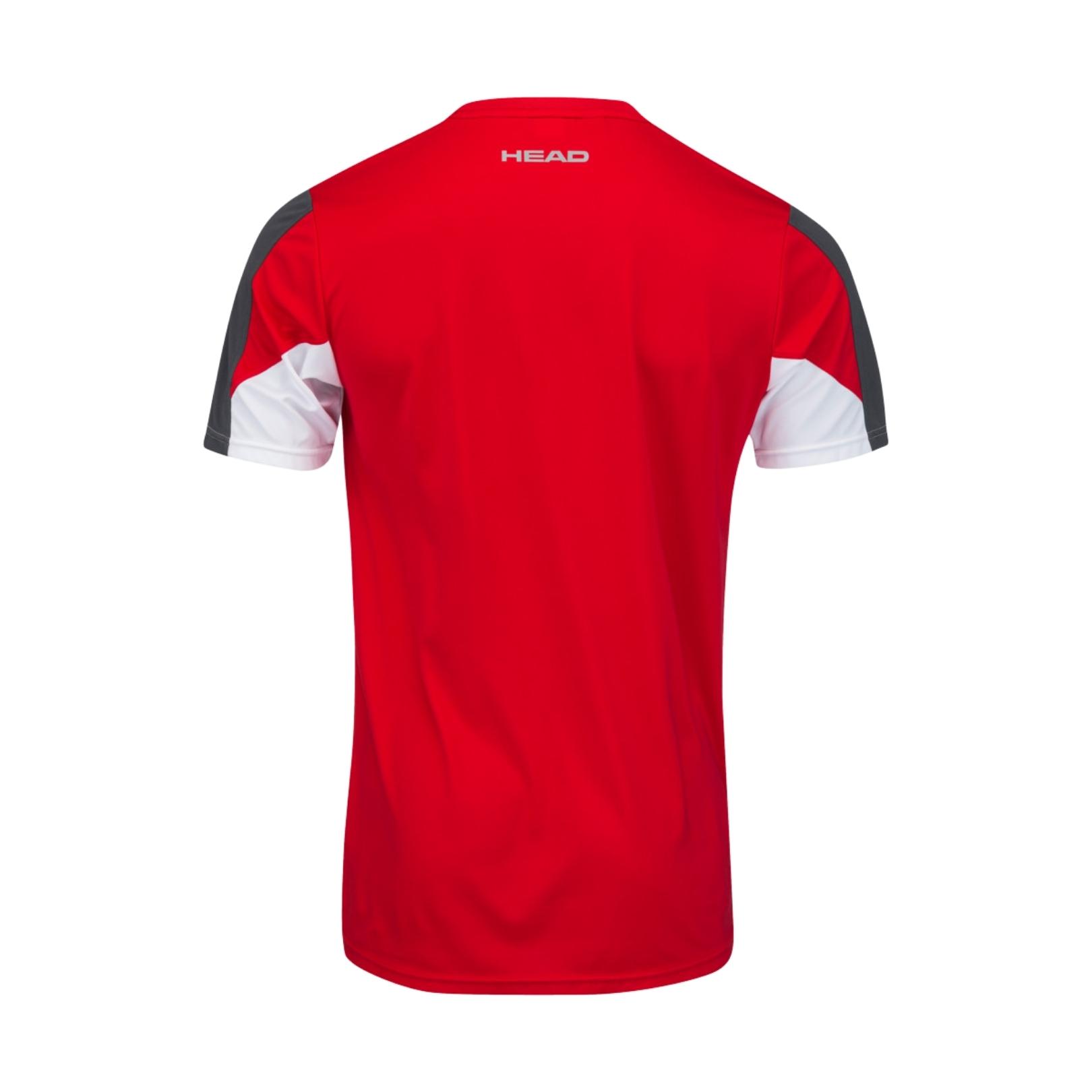 Meevoelen houding gerucht Head Club 22 Tech T-shirt Red | Padel T-shirt → Koop hier