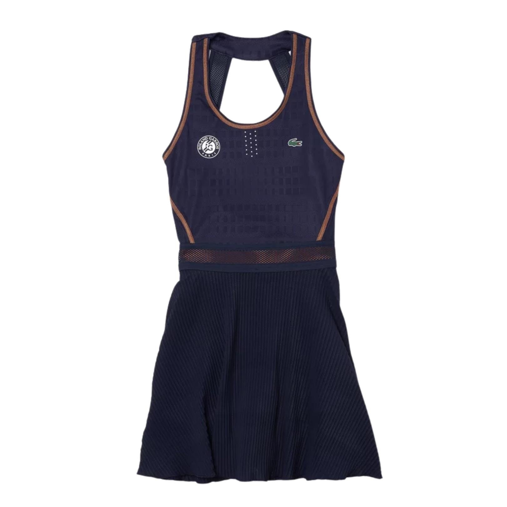 Lacoste Sport X Roland Garros Dress Women Navy Blue - PadelXpert