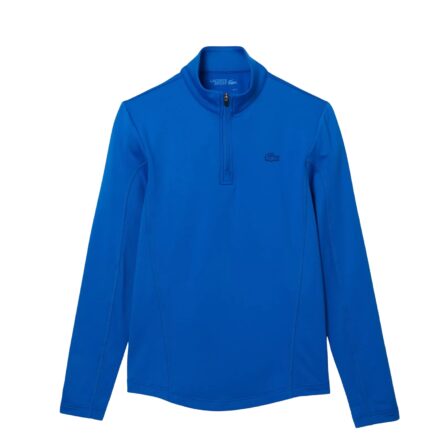 Lacoste Sport Zip High Neck Sweatshirt Blue