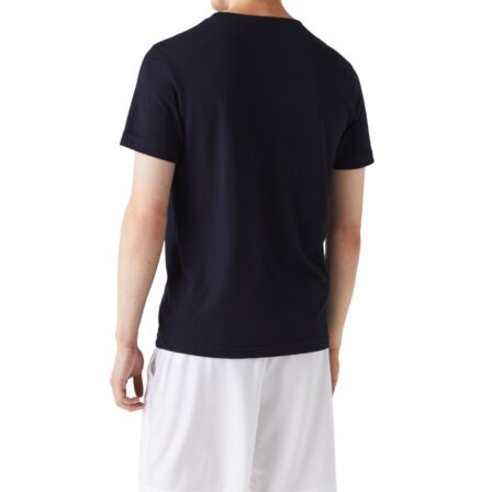 lacoste plain black t shirt