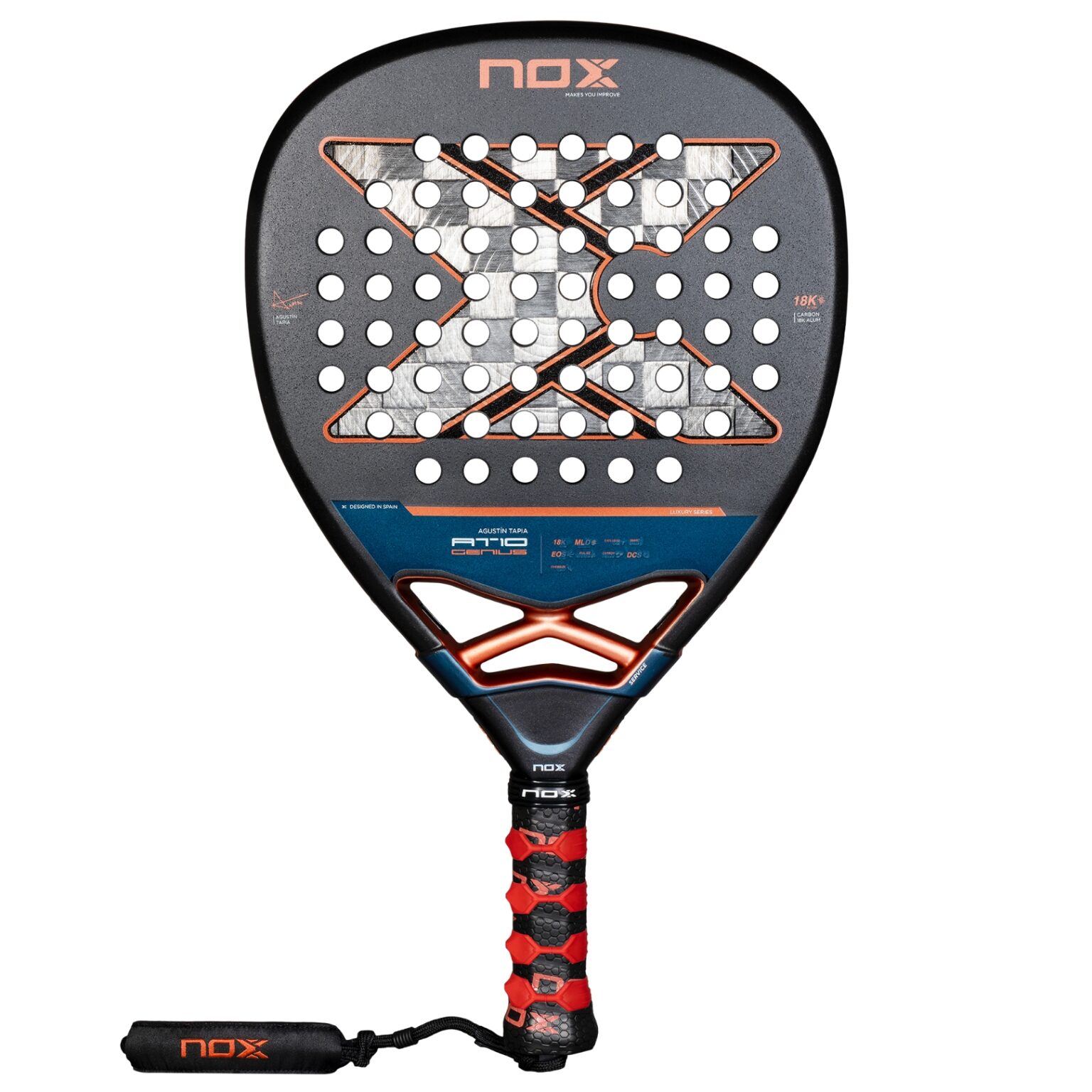 Nox AT10 Genius Attack 18K 2025 Padelracket → Koop nu