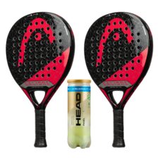 Head Padel Package Deal (Head Calibre Red + Head Padel Pro S+)