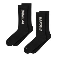 Cuera Bandeja Padel Socks 2-Pack Black
