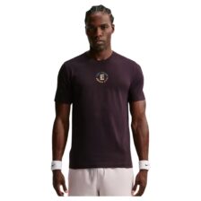 Nike Court Dri-FIT Heritage T-shirt Burgundy Ash