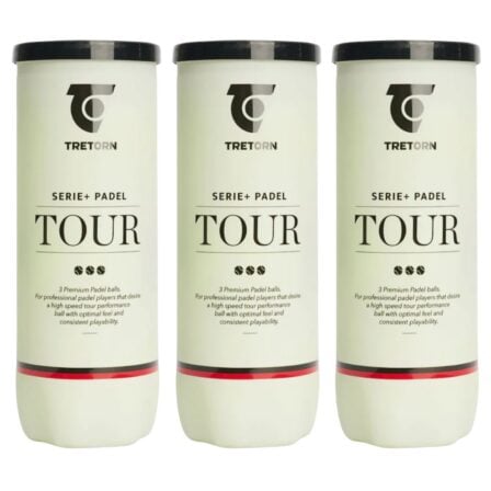 3x Tretorn Serie+ Padel Tour 3 pcs.