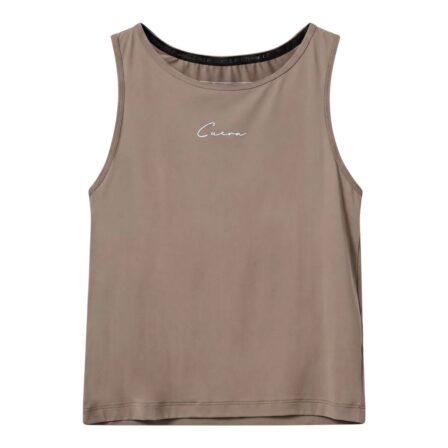 Cuera Oncourt Regular Tank Top Women Taupe