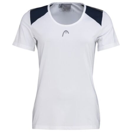 Head Club Tech T-shirt Dames White/Dress Blue