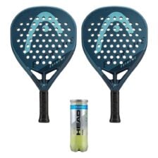 Head Padel Set (2 x Head Extreme PWR + Head Padel Pro+ 3 stk.)
